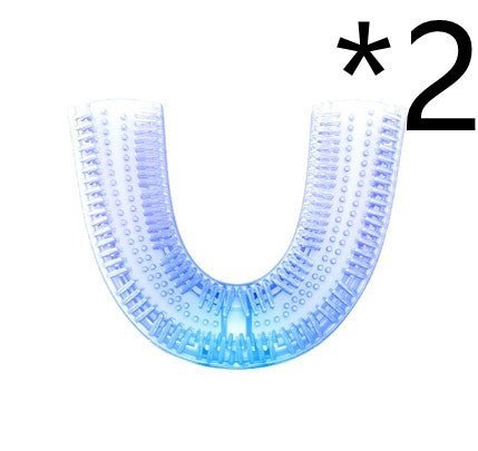 360 Grad Intelligente Automatische Elektrische Zahnbürste Wasserdicht U Typ Zahnbürste Whitening Blaues Licht USB Aufladen