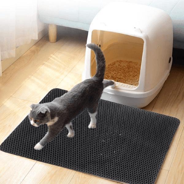 Katzenstreu-Matte™- Lässt die Körner verschwinden