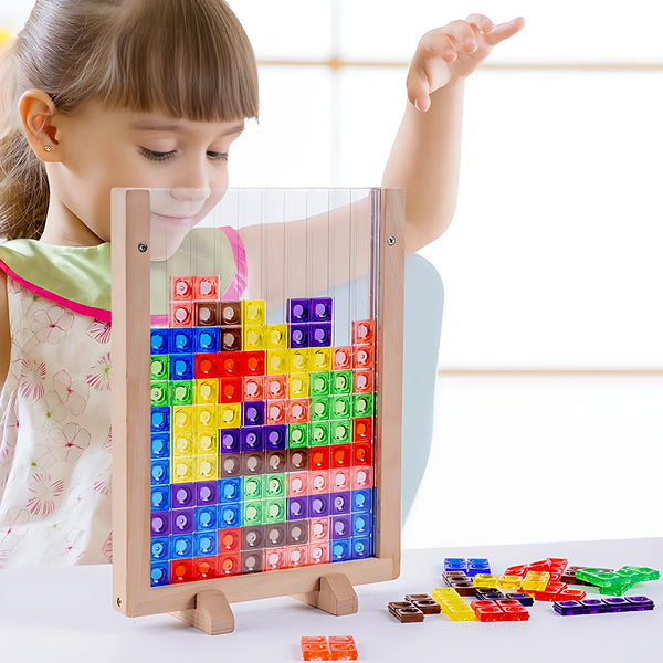 Tetris Toy™ - Geometrische Formen Kognitives Tetris Puzzle Spiel